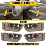 4X Car Interior Pull Door Handle Front Rear Left Right For 02-2006 Toyota Camry. Fixed Price $18.04.