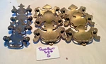 Vintage Brass/bronze Drawer Pulls Restoration Hardware Ornate Batwing. Fixed Price $39.99.