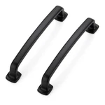 3 Pack Cabinet Handles Arch Pulls - 5 Inch Drawer Black Kitchen.... Fixed Price $17.09.