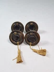 Lot Of 4 Amerock Ring Pull Cabinet/drawer Knobs. Fixed Price $37.00.