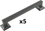 = Lot Of 5 Hickory Hardware P3018-MB Matte Black Pull New 160MM Ctc. Fixed Price $35.99.