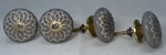4 Ceramic Cabinet Knob Cupboard Pull Door Handle Kitchen Hardware Drawer Flower. Fixed Price $19.99.