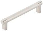 Emtek 84054.REC.KN Knurled 5" Center To Bar Cabinet Pull - Satin Nickel /. Fixed Price $32.00.