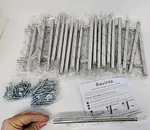 25 Ravinte Kitchen Cabinet Handles Centers Brushed Nickel Drawer Pulls. Fixed Price $29.99.
