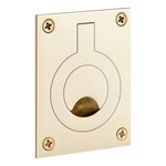 Signature Hardware Evandrus Brass Recessed Pocket Door Ring Pull, Polished. Fixed Price $23.00.