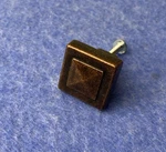 Amerock Forgings Rustic Square Cabinet Knob Pull Bronze 1-1/8" 4429 With Screws. Fixed Price $5.00.