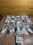 Cabinet Hardware Bundle, 8 Pulls, Matching Hinge Sets, Black, Mag Catches. Fixed Price $38.25.