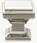 New Restoration Hardware Dillon Knob Large Polished Nickel Set Of 6. Fixed Price $49.95.
