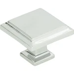 Atlas 289-CH Sutton Place Square Knob 1/4 Inch Polished Chrome. Fixed Price $10.94.