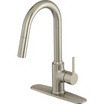 Home Impressions Contemporary Builder 1-HANDLE Lever Pull-down Kitchen Faucet,. Fixed Price $113.74.