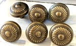 Vintage Keeler 1999 Brass Furniture Knob 48599 Cabinet Door Pull KBC5 1.25. Fixed Price $15.99.