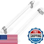 Bonkudoo Brushed Nickel Cabinet Pulls 7-1/2 Inch Crystal Glass Drawer. Fixed Price $62.05.