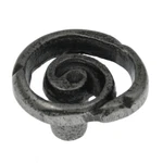 Keeler Artifacts Antique Pewter Oval Swirl 1 3/8" Solid Brass Cabinet Knob P9870. Fixed Price $5.99.