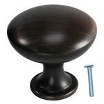 5 Pack Rok Solid Heavy Oil Rubbed Bronze Knob Kitchen Cabinet Drawer Door. Fixed Price $20.66.