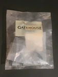 (pack Of 2) Gatehouse Black Cabinet Hinges Colonial Flush W/screws HH3516-MB. Fixed Price $9.99.