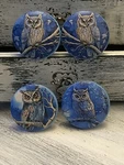 Cabinet Knobs Furniture Drawer Pulls Set Of 4: Owls Shades Blue. Fixed Price $30.00.