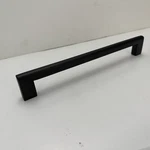 Emtek 87004US19 Center Trail Appliance Pull Black 12" Matte. Fixed Price $189.00.