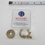 Hickory Hardware Manor House 1-7/8 Inch Drop Ring Cabinet Drawer Pull P8018-LP. Fixed Price $6.64.