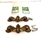 Vintage Amerock Furniture Accents Burnished Brass 3"CC Drawer Bail Pull BP281-BB. Fixed Price $12.99.
