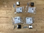 (4) Amerock BP55273G10 Blackrock 1-1/2 Inch Square Cabinet Knob Satin Nickel. Fixed Price $19.95.