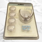 4 Knobs And 1 Hook Liberty Design For Less Satin Nickle Use Anywhere - New Os. Fixed Price $12.95.