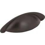 Jeffrey Alexander Lyon 4-15/16 In. Overall Length Dark Bronze Cabinet Cup Pull. Fixed Price $8.49.