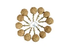 Set Of 12 Jute Rope Cabinet Knobs Beach Style Drawer Pulls & Door Handles .... Fixed Price $28.50.