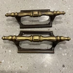 Amerock Colonial Brass Bronze Cabinet Drawer Pull Handles 88 Mm 3.5 Inch Vintage. Fixed Price $24.99.