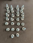 Richelieu Hardware 1-1/4 In. Brushed Nickel Contemporary And Modern 26 Knobs. Fixed Price $25.00.