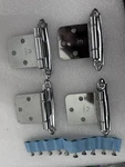 Pair Of Amerock BP7629-26 Chrome Self-closing Face Variable Overlay Hinge. Fixed Price $13.75.