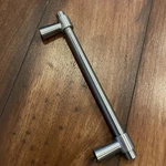 Amerock BP36859G10 Center To Cabinet Handle Satin Nickel Free Shipping. Fixed Price $7.99.