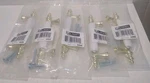 Liberty Hardware 3" Brass Porcelain Pull Handles Lot Of 5. Fixed Price $23.77.