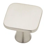 Aviano Satin Nickel Cabinet Hardware Square Knob 1-1/8" 30 Pack. Fixed Price $39.99.