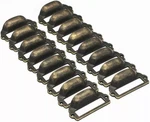 16PCS Antique Bronze Apothecary Drawer Pulls Card Catalog New. Fixed Price $24.59.