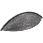Bordeaux 96 Mm Center-to-center Cup/bin Cabinet Pull, Distressed Antique Silver. Fixed Price $9.25.