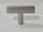 8 New Homdiy 2" Square Drawer Cabinet Pulls Brushed Nickel. Fixed Price $12.00.
