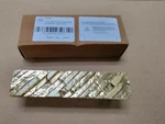 Signature Hardware 3-3/4" Brick Pattern Brass Cabinet Pull Satin 445431. Fixed Price $12.93.
