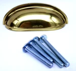 Emtek 3IN C-c Assa Abloy Cup Pull 86123US7 French Antique. Fixed Price $11.99.
