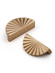2 Pack Champagne Bronze Cabinet Pulls 3" Hole Center Cup Flat Drawer Ki.... Fixed Price $25.32.