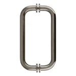 Crl BM8X8BSC Brushed Satin Chrome 8" Series Tubular Back-to-back Pull Handle. Fixed Price $65.00.