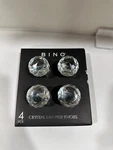 Bino 4 Piece Crystal Drawer Knobs Round Handle Cabinet New. Fixed Price $19.99.