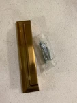 Signature Hardware 488513 Gilderoy 3-3/4" Cup Cabinet Pull Brushed Gold. Fixed Price $15.04.