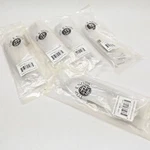 Lot Of 5 Top Knob M1277 Dakota 6 Center Handle Cabinet Pull Brushed Satin Nickel. Fixed Price $61.00.
