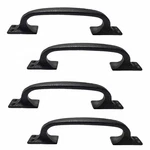Renovators Supply Manufacturing 4 Pack Cabinet Handles 6 In. Black Wrought Iron. Fixed Price $77.56.