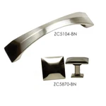 Pull Knob Kitchen Cabinet Hardware Door Drawer Handle Brush Nickel Square Kpt. Fixed Price $51.30.