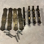4 Sets Vtg Amerock Carriage House Cabinet Drawer Pull Handle 3 Centers 176A-1. Fixed Price $24.00.