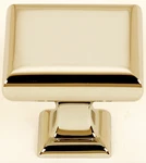 3) Alno A310-14-PB Manhattan 1-1/4" Elegant Square Cabinet Knob Polished Brass. Fixed Price $46.87.