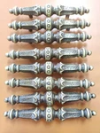 Lot 8 Vtg Mid Century Regency Cabinet Drawer Pull Handle Solid Antique Gold 3". Fixed Price $16.33.