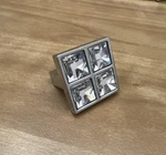 Topex P2047.16CRLSWA Swarovski Crystals 1" Axe Based Cabinet Knob Chrome. Fixed Price $31.20.