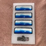 Lorvies 4 Pack 3.6 Inch Double Holes Cabinet Knobs Abs Glass Decorative Kitchen. Fixed Price $26.00.